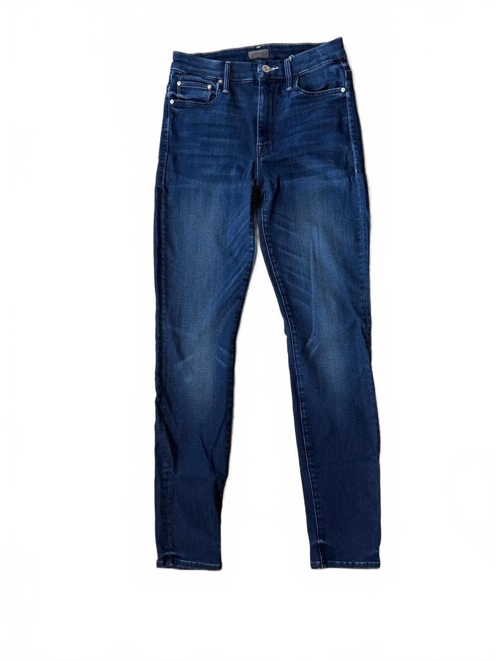 Mother Women's Dark Wash High Waisted Looker Skinny Jeans Size 25